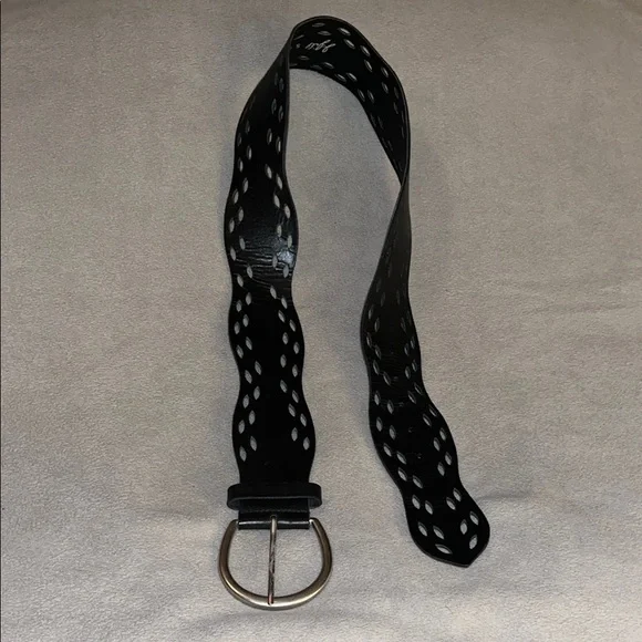 J. Jill | Accessories | J Jill Black Belt With Silver Buckle  display picture 3